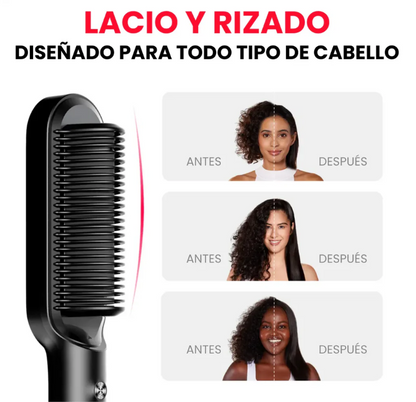 SmoothGlow™ | Cepillo Alisador de Pelo Profesional