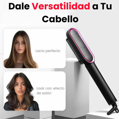 SmoothGlow™ | Cepillo Alisador de Pelo Profesional